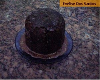 Bolo de chocolate na caneca