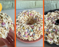 As crianças vão surtar com essa receita: bolo de pipoca sem assar é a guloseima perfeita pro fim de semana