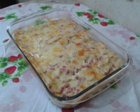 Batata a portuguesa gratinada