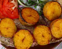 Batata doce ao forno com casca