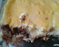 Escondidinho de carne de sol com batata e creme com requeijão.