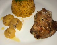 Frango assado na cerveja - chef Vitor Monteiro