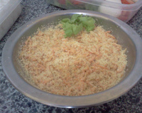 Farofa rápida de Cenoura