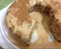 Bolo de granola e maçã