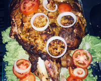 Pernil suíno assado