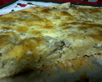 Torta -Pizza rápida de sardinha