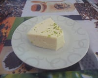 Mousse de limão com flocos de arroz