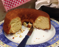 Bolo de laranja lima