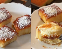 Fui para o paraíso e voltei com essa receita de toucinho do céu fofíssimo e com muito sabor de coco