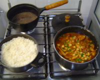 Dobradinha com grão-de-bico do Lúcio Cezar