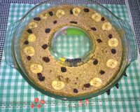Bolo de banana com aveia/passas e nozes do Lúcio Cezar