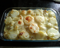 Frango cremoso com batata