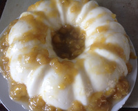 Manjar com doce de banana