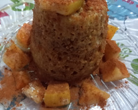 Bolo de caneca de aveia sem glúten