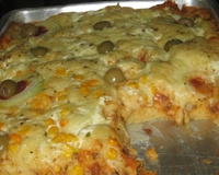 Torta -Pizza rápida de sardinha