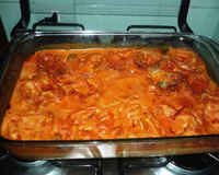 Lasanha de macarrão Ninho