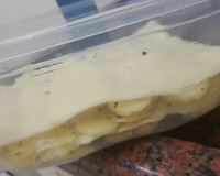 Batata gratinada de micro-ondas