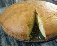 Bolo 1-2-3 (massa branca)