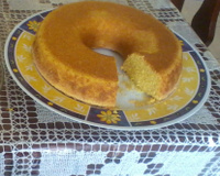 Bolo de milharina ( sem farinha de trigo)