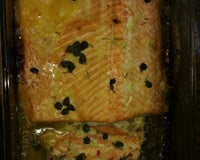 Salmão com Alcaparas