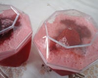 Mousse light de morango