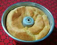 Pão de queijo em fôrma de pudim
