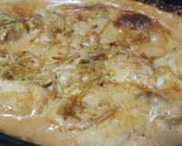 Bife de lombo com requeijão