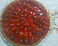 Torta de morango com iogurte
