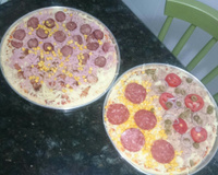 Massa de pizza profissional (2 discos)