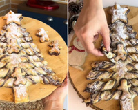 Árvore folhada de Nutella é o doce que as crianças da minha família pedem em todo Natal (e os adultos também não resistem!)