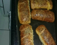 Brioche de queijo e presunto