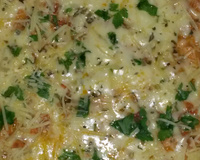 Pirarucú fresco de forno ao molho de aspargo ou tomate