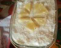 Bolo abacaxi de forma