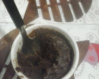 Bolo de caneca vegan