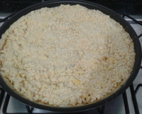 Torta de maçã crocante