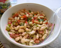 Salada de feijão branco