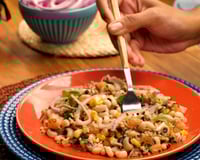 Salada de atum com feijão fradinho