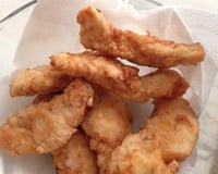 Frango empanado com maionese