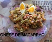 Maionese de macarrão, delícia para o verão do Lúcio Cezar