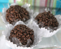 Brigadeiro com creme de avelã