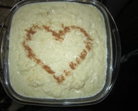 Arroz doce delicioso com leite de coco