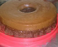 Bolo pudim de chocolate