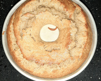 Bolo de banana de liquidificador