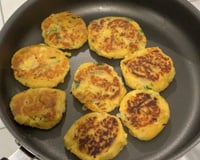 Hambúrguer de grão-de-bico vegano