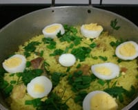 Arroz com costelinha de porco