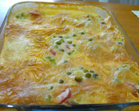 Salsicha com creme de queijo