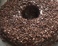 Cobertura de chocolate com creme de leite