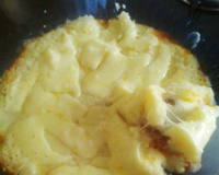 Purê de batata com requeijão gratinado