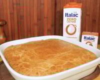 Torta de frango zero lactose