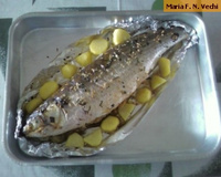 Taínha recheada assada